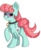 Size: 1280x1565 | Tagged: safe, artist:rainbowtashie, posey shy, windy whistles, oc, oc only, oc:gentle breeze, pegasus, pony, g4, commissioner:bigonionbean, cute, female, fusion, fusion:gentle breeze, mare, solo, wide hips