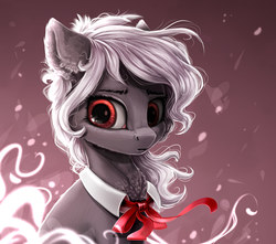 Size: 4200x3707 | Tagged: safe, artist:rysunkowasucharia, oc, oc only, earth pony, pony, abstract background, chest fluff, female, mare, solo