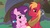 Size: 1920x1080 | Tagged: safe, screencap, big macintosh, sugar belle, earth pony, pony, unicorn, g4, the big mac question, apple, apple tree, blushing, female, intertwined trees, male, mare, pear tree, ship:sugarmac, shipping, stallion, straight, tree