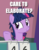 Size: 624x791 | Tagged: safe, edit, edited screencap, screencap, twilight sparkle, alicorn, pony, a trivial pursuit, g4, my little pony: friendship is magic, caption, cropped, female, image macro, messy mane, solo, text, twilight sparkle (alicorn)