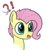 Size: 2649x2851 | Tagged: safe, artist:czu, fluttershy, pegasus, pony, g4, bust, butterscotch, exclamation point, high res, interrobang, male, question mark, rule 63, simple background, stallion, surprised, transparent background