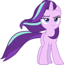 Size: 1827x1872 | Tagged: safe, artist:frownfactory, starlight glimmer, pony, unicorn, g4, the ending of the end, .svg available, badass, female, horn, mare, simple background, solo, svg, transparent background, vector, windswept mane