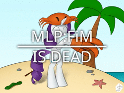 Size: 1600x1200 | Tagged: safe, artist:sheeppony, rarity, crab, pony, unicorn, g4, animal costume, animated, beach, bipedal, c:, clothes, costume, crab rave, cute, dancing, eyes closed, female, island, mare, meme, palm tree, raised hoof, raribetes, rarity is a giant crab, smiling, solo, sound, text, tree, webm