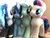 Size: 4032x3024 | Tagged: safe, bon bon, dj pon-3, lyra heartstrings, minuette, sweetie drops, vinyl scratch, earth pony, pony, unicorn, g4, background pony, irl, missing accessory, no glasses, photo, plushie