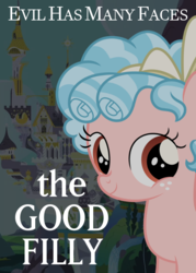 Size: 500x700 | Tagged: safe, edit, cozy glow, pony, g4, evil, macaulay culkin, movie poster, parody, psycho, pure concentrated unfiltered evil of the utmost potency, pure unfiltered evil, the good son