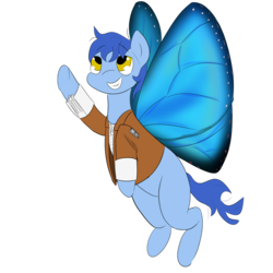 Size: 1280x1280 | Tagged: safe, artist:jay-551, oc, oc only, oc:lambent, flutter pony, pony, ponyfinder, dungeons and dragons, pathfinder, pen and paper rpg, rpg, solo
