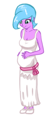 Size: 684x1498 | Tagged: safe, artist:fluor1te, oc, oc only, oc:prudence aura, human, equestria girls, g4, clothes, cute, female, hand on belly, offspring, parent:rarity, parents:canon x oc, pregnant, simple background, solo, transparent background