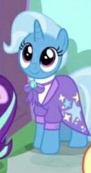 Size: 140x265 | Tagged: safe, screencap, starlight glimmer, trixie, pony, g4, the last problem, cropped, cute, diatrixes, offscreen character, older trixie, solo focus
