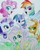 Size: 768x960 | Tagged: safe, artist:darkynez, applejack, fluttershy, pinkie pie, rainbow dash, rarity, twilight sparkle, alicorn, earth pony, pegasus, pony, unicorn, g4, mane six, traditional art, twilight sparkle (alicorn)