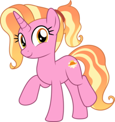 Size: 5579x5940 | Tagged: safe, artist:jhayarr23, luster dawn, pony, unicorn, g4, the last problem, absurd resolution, female, mare, show accurate, simple background, smiling, solo, transparent background, vector