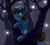 Size: 2800x2500 | Tagged: safe, artist:ami-gami, oc, oc:blue scroll, pegasus, pony, goggles, high res, male, night, stars, tree