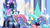 Size: 1920x1080 | Tagged: safe, screencap, amethyst stone, princess cadance, princess flurry heart, radiant gold, ruby armor, shining armor, alicorn, crystal pony, pegasus, pony, unicorn, g4, my little pony: friendship is magic, the ending of the end, armor, crystal guard, crystal guard armor, crystal palace, female, glowing horn, horn, letter, magic, male, mare, pegasus royal guard, reading, royal guard, stallion, telekinesis, throne room