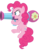 Size: 1676x2166 | Tagged: safe, artist:sonofaskywalker, pinkie pie, earth pony, pony, g4, the ending of the end, cutie mark, female, mare, open mouth, partillery, party bazooka, simple background, transparent background, vector