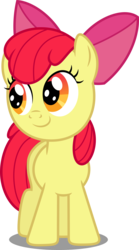 Size: 3000x5401 | Tagged: safe, artist:dashiesparkle, apple bloom, earth pony, pony, g4, sisterhooves social, female, filly, simple background, solo, transparent background, vector