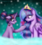 Size: 2559x2705 | Tagged: safe, artist:darklight1315, sci-twi, twilight sparkle, alicorn, pony, unicorn, equestria girls, g4, the last problem, duo, equestria girls ponified, female, happy birthday mlp:fim, high res, mare, mlp fim's seventh anniversary, ponified, self ponidox, twilight sparkle (alicorn), twolight, unicorn sci-twi