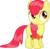 Size: 7479x7255 | Tagged: safe, artist:jailboticus, edit, editor:slayerbvc, vector edit, apple bloom, earth pony, pony, g4, leap of faith, absurd resolution, accessory-less edit, female, filly, missing accessory, simple background, solo, transparent background, vector, water wings, wet, wet mane, wet mane apple bloom