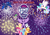 Size: 1300x900 | Tagged: safe, artist:miketheelephantbrony, applejack, fluttershy, pinkie pie, princess celestia, princess luna, rainbow dash, rarity, spike, twilight sparkle, alicorn, dragon, earth pony, pegasus, pony, unicorn, g4, fireworks, happy birthday mlp:fim, mane six, mlp fim's ninth anniversary, twilight sparkle (alicorn), winged spike, wings