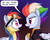 Size: 2000x1600 | Tagged: safe, artist:docwario, rainbow dash, pegasus, pony, g4, my little pony: friendship is magic, the last problem, clothes, dashtober, dialogue, end of ponies, future, lead pony badge, looking at each other, older, older rainbow dash, profile, self ponidox, speech bubble, time paradox, uniform, wonderbolt trainee uniform