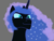 Size: 1600x1200 | Tagged: safe, artist:citizenartist, nightmare moon, alicorn, pony, g4, blue eyes, bust, ethereal mane, female, mare, smiling, solo, starry mane