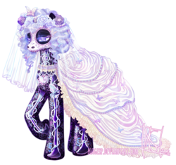 Size: 2528x2372 | Tagged: safe, artist:magexp, oc, oc only, earth pony, pony, bone, clothes, dia de los muertos, dress, earth pony oc, female, flower, flower in hair, high res, mare, raised hoof, simple background, skeleton, solo, transparent background, wedding dress