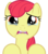 Size: 1509x1698 | Tagged: safe, artist:phucknuckl, edit, editor:slayerbvc, vector edit, apple bloom, earth pony, pony, g4, my little pony: friendship is magic, the last crusade, accessory-less edit, crying, female, filly, missing accessory, sad, simple background, solo, transparent background, vector