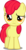 Size: 2667x5130 | Tagged: safe, artist:dashiesparkle edit, edit, editor:slayerbvc, vector edit, apple bloom, earth pony, pony, g4, the show stoppers, accessory-less edit, confused, female, filly, missing accessory, simple background, solo, transparent background, vector