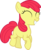 Size: 6000x7304 | Tagged: safe, artist:dasprid, edit, editor:slayerbvc, vector edit, apple bloom, earth pony, pony, g4, absurd resolution, accessory-less edit, dancing, female, filly, missing accessory, simple background, solo, transparent background, vector