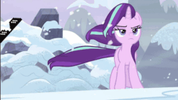 Size: 1062x597 | Tagged: safe, edit, edited screencap, editor:torpy-ponius, screencap, starlight glimmer, pony, g4, the ending of the end, animated, badass, cool guys don't look at explosions, deal with it, female, gif, glim glam, solo, starlight glimmer in places she shouldn't be, sunglasses, swag glasses, thug life, walking away, walking away from explosion
