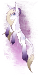 Size: 1183x2336 | Tagged: safe, artist:fluxittu, oc, oc only, oc:flux, earth pony, pony, female, horns, mare, solo