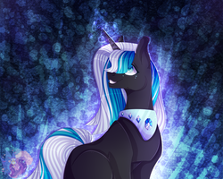 Size: 3000x2400 | Tagged: safe, artist:merienvip, oc, oc only, pony, unicorn, bust, female, high res, mare, portrait, solo