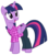 Size: 954x1080 | Tagged: safe, artist:徐詩珮, edit, vector edit, twilight sparkle, alicorn, pony, g4, clothes, cosplay, costume, crossover, female, judy hopps, mare, simple background, transparent background, twilight sparkle (alicorn), zootopia