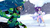 Size: 1280x721 | Tagged: safe, artist:jonfawkes, queen chrysalis, starlight glimmer, human, g4, my little pony: friendship is magic, the ending of the end, clothes, digital art, duo, elf ears, female, fight, humanized, scene interpretation, snow, starlight vs chrysalis, ultimate chrysalis, unicorns as elves