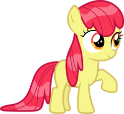 Size: 5000x4591 | Tagged: safe, artist:kishmond, edit, editor:slayerbvc, vector edit, apple bloom, earth pony, pony, g4, leap of faith, .ai available, absurd resolution, accessory-less edit, adorabloom, cute, female, filly, missing accessory, simple background, solo, transparent background, vector, wet, wet mane, wet mane apple bloom