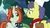 Size: 1920x1080 | Tagged: safe, screencap, crackle cosette, queen chrysalis, stove comet, pony, g4, the ending of the end, camera, chef's hat, disguise, disguised changeling, hat, male, saddle bag, stallion