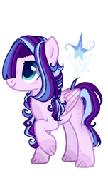 Size: 620x1022 | Tagged: safe, artist:xxcutecookieswirlsxx, oc, oc only, oc:sapphire heaven, pegasus, pony, female, magical lesbian spawn, mare, offspring, parent:rarity, parent:twilight sparkle, parents:rarilight, simple background, solo, transparent background