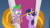 Size: 1668x937 | Tagged: safe, screencap, spike, twilight sparkle, alicorn, dragon, pony, g4, the ending of the end, cropped, cute, female, flying, male, measuring tape, pencil, sitting, smiling, throne, twiabetes, twilight sparkle (alicorn), winged spike, wings