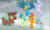 Size: 1547x938 | Tagged: safe, screencap, gallus, ocellus, sandbar, silverstream, smolder, yona, changedling, changeling, classical hippogriff, dragon, earth pony, griffon, hippogriff, pony, yak, g4, the ending of the end, bow, cloven hooves, colored hooves, cropped, cute, diaocelles, diastreamies, dragoness, female, flying, group, hair bow, jewelry, magic, male, monkey swings, necklace, proud, sandabetes, shield, smiling, smug, student six, teenager