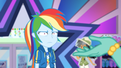 Size: 1164x655 | Tagged: safe, screencap, chestnut magnifico, daring do, rainbow dash, zephyr breeze, dashing through the mall, equestria girls, equestria girls specials, g4, my little pony equestria girls: better together, my little pony equestria girls: holidays unwrapped, cropped, da fuq, faic, female, geode of super speed, hand, magical geodes, male, meme, plusplus, rainbow dash is best facemaker, rainbow dash is not amused, reaction image, shrunken pupils, special eyes, thousand yard stare, unamused