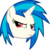 Size: 4040x4055 | Tagged: safe, artist:namelesshero2222, dj pon-3, vinyl scratch, pony, unicorn, g4, absurd resolution, bust, female, portrait, red eyes, simple background, solo, transparent background, vector, wrong eye color