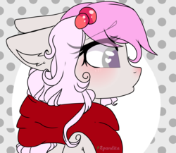Size: 3500x3044 | Tagged: safe, artist:2pandita, oc, oc only, oc:pandita, pegasus, pony, bust, female, heart eyes, high res, mare, portrait, solo, wingding eyes