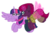 Size: 1440x996 | Tagged: safe, artist:徐詩珮, fizzlepop berrytwist, tempest shadow, twilight sparkle, alicorn, pony, unicorn, g4, broken horn, clothes, cosplay, costume, crossover, female, horn, judy hopps, lesbian, mare, nick wilde, one eye closed, ship:tempestlight, shipping, simple background, transparent background, twilight sparkle (alicorn), wink, zootopia