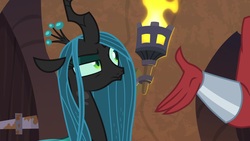Size: 1920x1080 | Tagged: safe, screencap, lord tirek, queen chrysalis, changeling, g4, the ending of the end