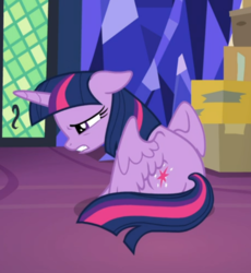 Size: 595x648 | Tagged: safe, screencap, twilight sparkle, alicorn, pony, g4, the last problem, cropped, female, floppy ears, looking down, mare, narrowed eyes, sad face, sitting, solo, spread wings, twilight sparkle (alicorn), wings