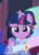 Size: 346x484 | Tagged: safe, screencap, twilight sparkle, alicorn, pony, g4, my little pony: friendship is magic, the last problem, clothes, coronation dress, cropped, cute, dress, female, folded wings, gown, looking at you, mare, offscreen character, second coronation dress, smiling, solo focus, twiabetes, twilight sparkle (alicorn), wings