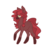 Size: 800x800 | Tagged: safe, artist:spritelleaf, oc, oc only, unnamed oc, earth pony, pony, base used, blank flank, body freckles, brown, coat markings, female, freckles, green eyes, mare, offspring, parent:big macintosh, parent:fluttershy, parents:fluttermac, red mane, simple background, socks (coat markings), solo, transparent background