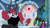 Size: 1366x768 | Tagged: safe, screencap, cozy glow, lord tirek, queen chrysalis, g4, my little pony: friendship is magic, the ending of the end, bell, belly, bracer, broken, damaged property, flying, grogar's bell, laughing, nose piercing, nose ring, piercing, septum piercing, shards, shattered, throne room