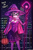 Size: 750x1125 | Tagged: safe, artist:lumineko, sci-twi, twilight sparkle, equestria girls, g4, city, clothes, cute, evening gloves, female, glasses, gloves, halloween, hat, holiday, long gloves, miniskirt, moe, night, pantyhose, pleated skirt, scepter, skirt, smiling, solo, stars, trick or treat, twiabetes, witch hat