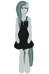 Size: 3200x4800 | Tagged: safe, artist:fascismnotincluded, marble pie, earth pony, anthro, unguligrade anthro, g4, arm hooves, clothes, dress, female, high res, simple background, solo, transparent background, vector