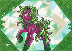 Size: 900x635 | Tagged: safe, artist:imaranx, oc, oc:octipanties, pony, solo, tentacle hair