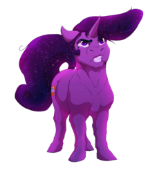 Size: 1500x1755 | Tagged: safe, artist:blueharuka, oc, oc:purple majesty, pony, unicorn